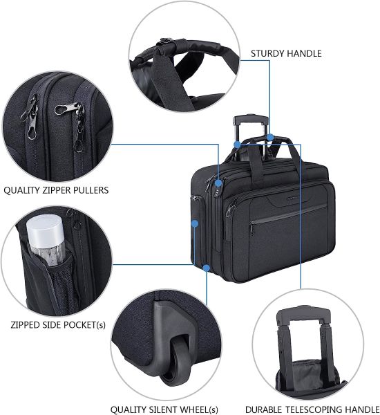 Maleta para laptop con ruedas best sale