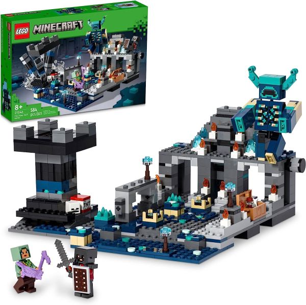 LEGO Minecraft The Deep Dark Battle Set 21246 Caja Danada 10.1 99999900227855