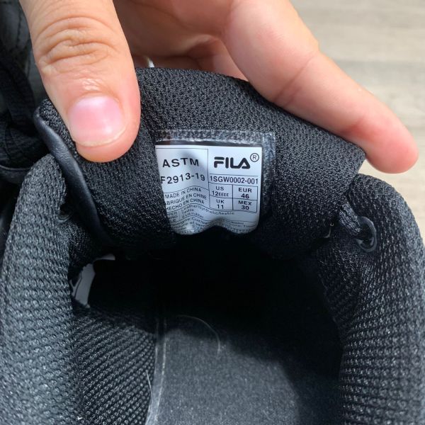 Tenis Fila Negras 46 EUR 29 Sin Empaque 2934266CF1301 3.2