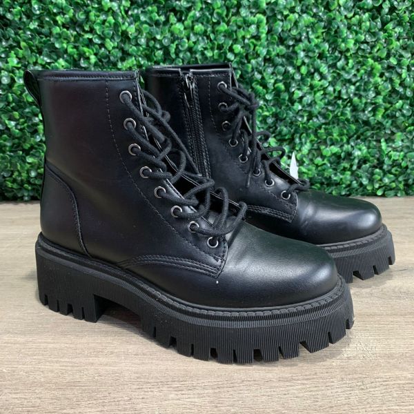 Botines de Cordones Para Mujer Negros 38M 26 Sin Empaque 2934266CC1541 3.2