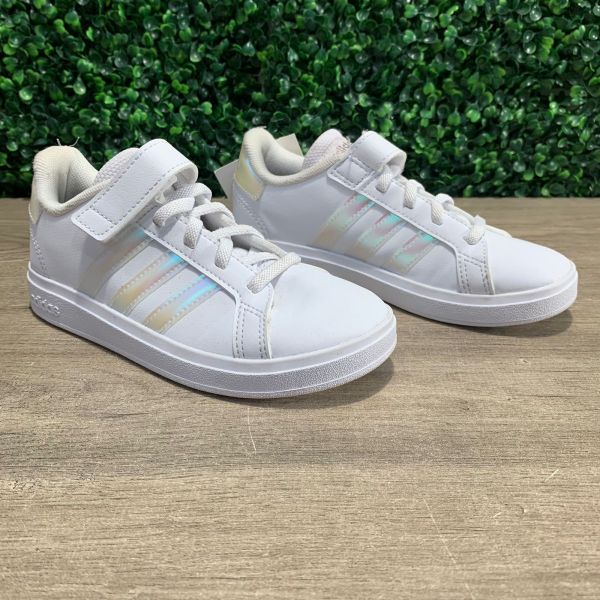 Tenis adidas de niña blancos new arrivals