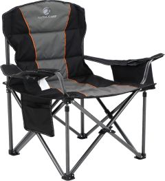 ALPHA CAMP silla plegable de gran tamaño para campamento soporta 450 libras, Sin caja solo empaque Rastro de uso estuche roto, 11, 99999900195379