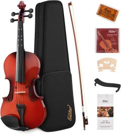 Violín de 3/4 Eastar para Principiantes Natural, Sin Caja Solo Estuche, Rastro de Uso Daño en el Zipper Exterior; Rayones Minimos en el Violin Ver Fotos, 2.1, 99999900145650